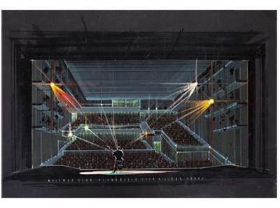 Drawings of Manitoba Theatre Centre building (interior)